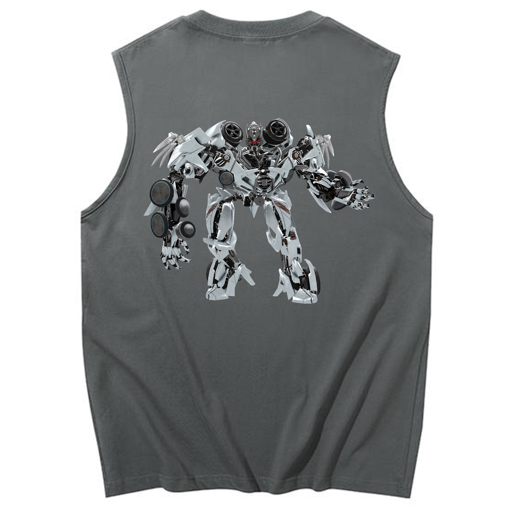 （画像用） Transformers トランスフォーマー コットン100％タンクトップ（背面プリント）